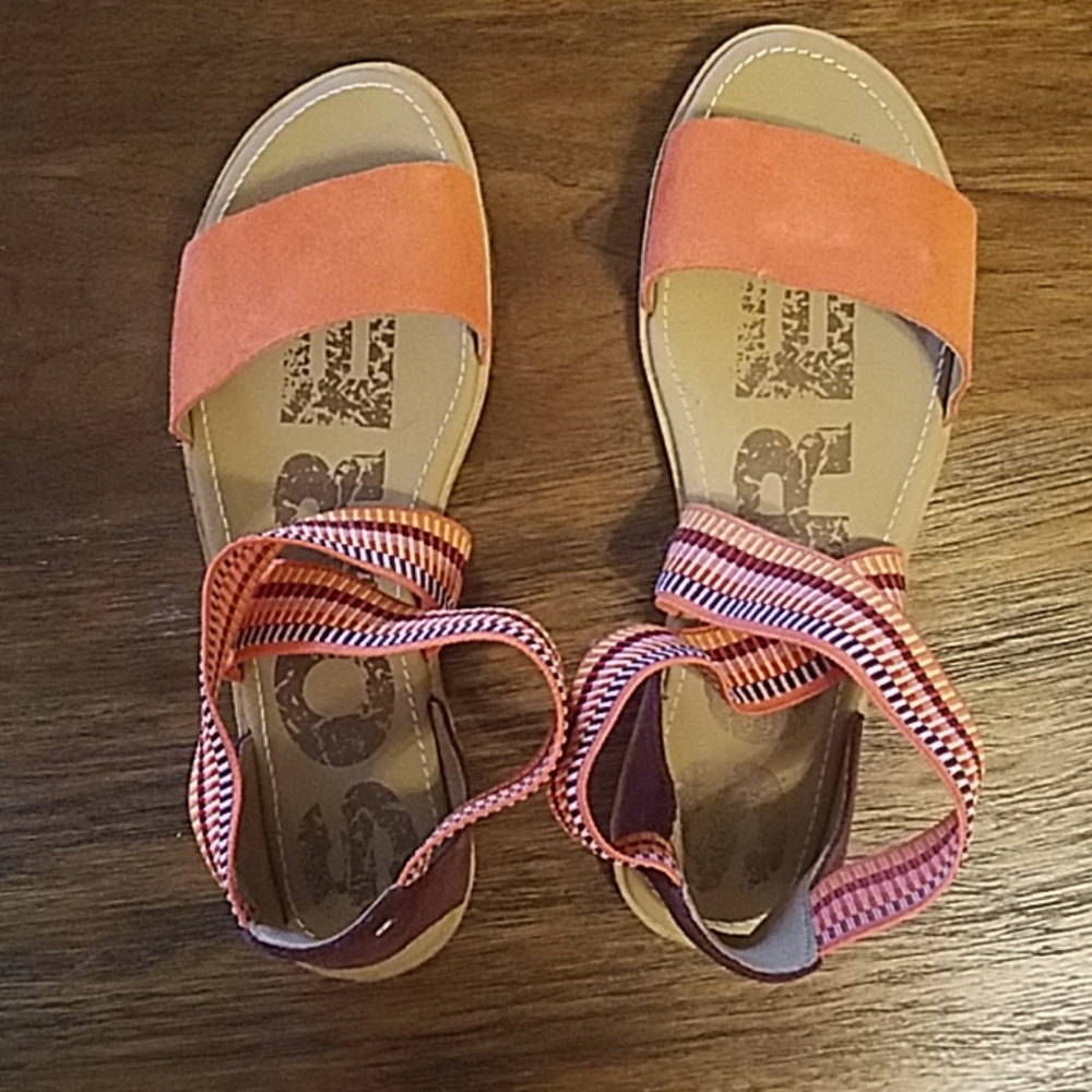 NWT Sorel Ella sandals size 11 in Zing color - Picture 2 of 6